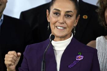 Claudia Sheinbaum en Ciudad de México (archivo). · Foto: Alfredo Estrella, AFP