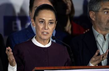 Claudia Sheinbaum, en Ciudad de México (archivo). · Foto: Carl de Souza, AFP