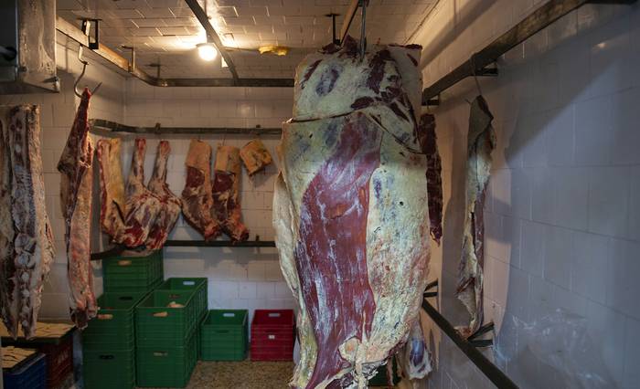 Carnicería en la Ciudad Vieja (archivo, julio de 2021). · Foto: Alessandro Maradei