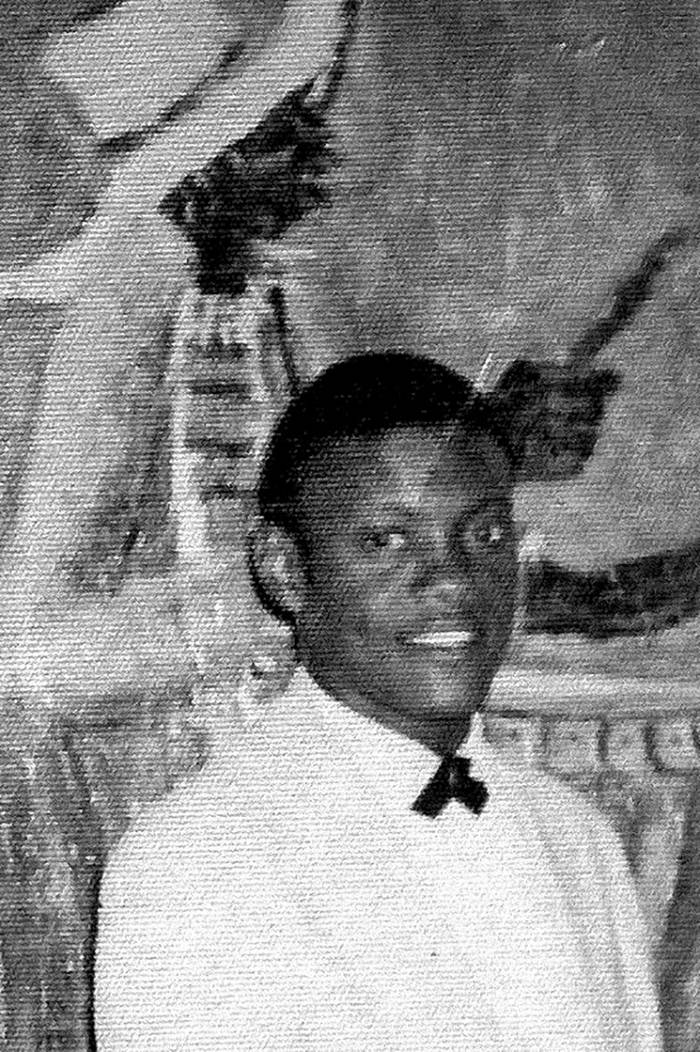 Hugo Cheché Santos a sus 25 años, aproximadamente. foto: archivo familiar