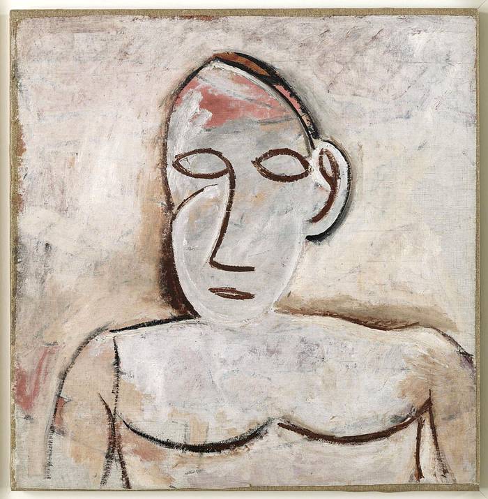 Picasso, estudio para Las señoritas de Avignon, 1907.