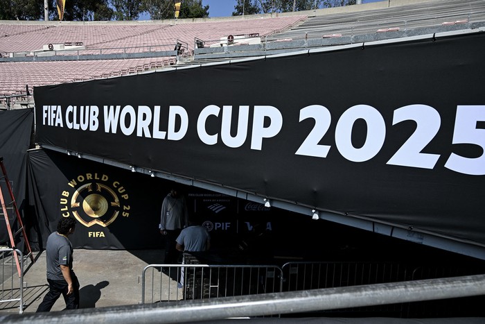 Estadio Rose Bowl, en Pasadena, California, el 12 de junio. · Foto: Yuri Cortez, AFP