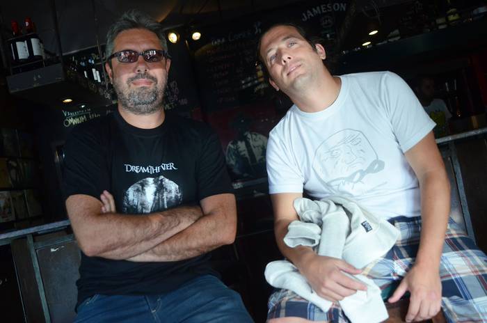 Alejandro Spuntone y Germán Mendaro. (archivo, enero de 2015) · Foto: Pablo Vignali