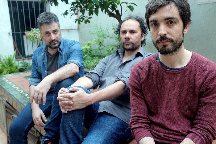 Garo Arakelian, Diego Presa y Gonzalo Deniz, de El Astillero. foto: pablo vignali (archivo, noviembre 2016) · Foto: Pablo Vignali