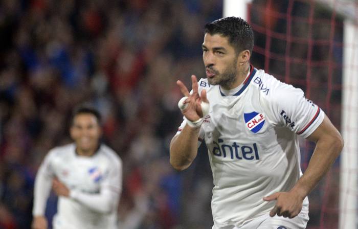 Luis Suárez, este domingo, en el Gran Parque Central. · Foto: Alessandro Maradei