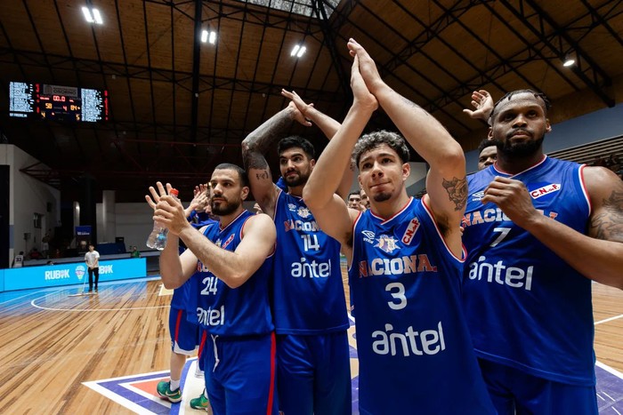 Nacional en la Liga Sudamericana. · Foto: Liga Sudamericana de Baloncesto