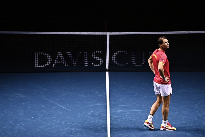 Rafael Nadal, el 19 de noviembre en Malaga, España. · Foto: Jorge Guerrero / AFP