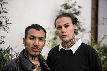 Cami González y Guidaí. · Foto: Diego Vila