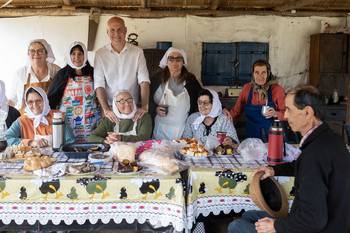 Francisco Legniani en el lanzamiento de la Fiesta de la Chacra, el 17 de setiembre en San Jacinto. · Foto: Alessandro Maradei