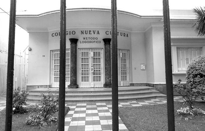 Colegio Logosófico Nueva Cultura, en Luis Alberto de Herrera y Monte Caseros. / Foto: Sandro Pereyra