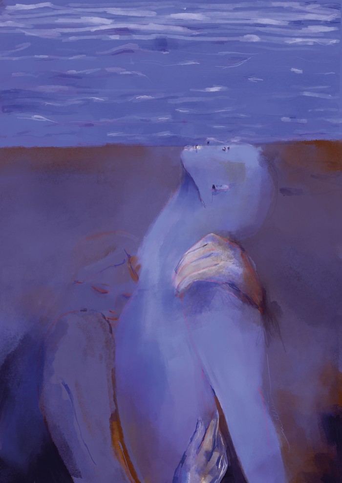 Foto principal del artículo 'Mientras la diosa aguarda' · Ilustración: Noel de León