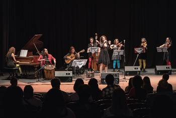 Orquesta Las Señoras. · Foto: Daniela Álvarez, difusión