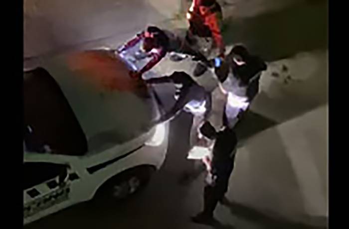 Captura de video de abuso policial en Pocitos.
