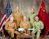 Cosmonautas de la misión de prueba Apollo-Soyuz entre Estados Unidos y la Unión Soviética, en 1975. Foto: Nasa Cosmonautas de la misión de prueba Apollo-Soyuz entre Estados Unidos y la Unión Soviética, en 1975. Foto: Nasa