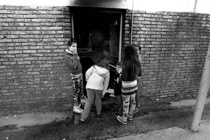 Salón de las escuelas 173 y 196, del barrio Flor de Maroñas, el lunes. / Foto: Pedro Rincón