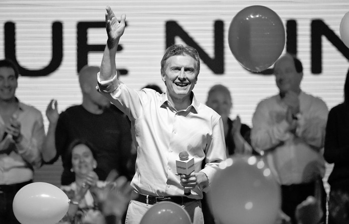 Mauricio Macri en la sede de Propuesta Republicana. Foto: Eitan Abramovich, Afp
