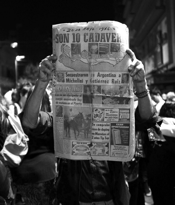 20ª Marcha del Silencio. Foto: Pablo Vignali (archivo, mayo de 2015)