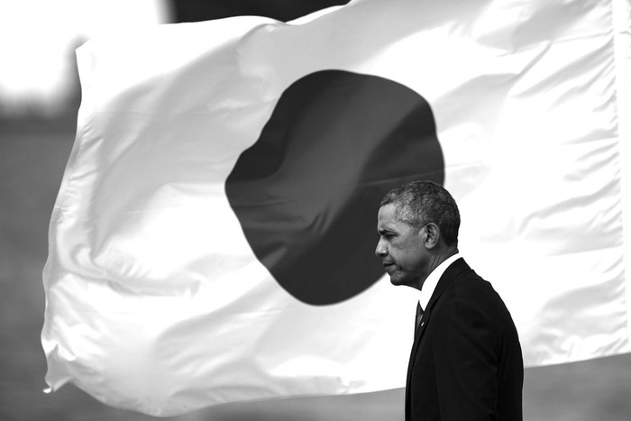Barack Obama en el muelle de Kilo, en Pearl Harbor. Foto: Kent Nishimura, Afp, Getty Images