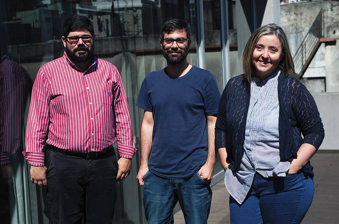 Cristian Cechinel, Xavier Ochoa y Virginia Rodés. Foto: Pablo Vignali 