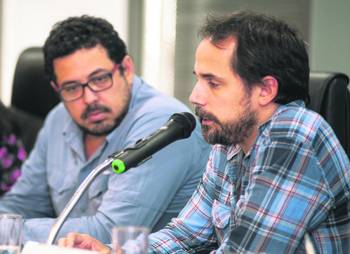 Hugo Bai y Alejandro Sánchez. foto: federico gutiérrez Hugo Bai y Alejandro Sánchez. foto: federico gutiérrez