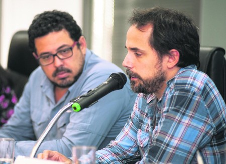 Hugo Bai y Alejandro Sánchez. foto: federico gutiérrez · Foto: Federico Gutiérrez Hugo Bai y Alejandro Sánchez. foto: federico gutiérrez · Foto: Federico Gutiérrez