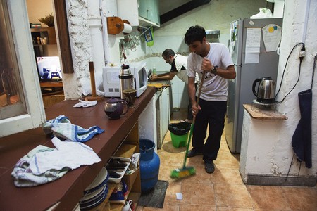 Casa de medio camino El Trébol, gestionada por integrantes del taller Sala 12 del hospital Vilardebó (archivo, febrero de 2019). · Foto: Andrés Cuenca Casa de medio camino El Trébol, gestionada por integrantes del taller Sala 12 del hospital Vilardebó (archivo, febrero de 2019). · Foto: Andrés Cuenca