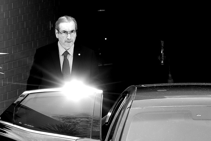 Eduardo Cunha, presidente de la Cámara de Diputados de Brasil, ayer en Brasilia. Foto:Adriano Machado, Efe