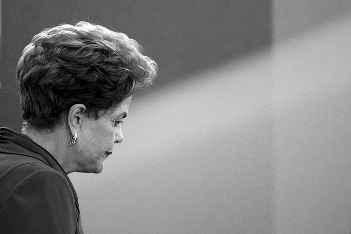 Dilma Rousseff, en un acto en el palacio presidencial de Planalto, el 18 de marzo, en Brasilia. Foto: Fernando Bizerra Jr, Efe