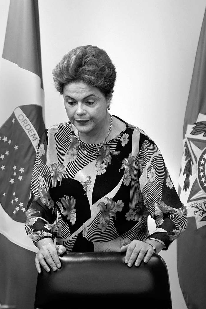Dilma Rousseff, ayer, en el Palacio de Planalto, en Brasilia. Foto: Fernando Bizerra jr., Efe