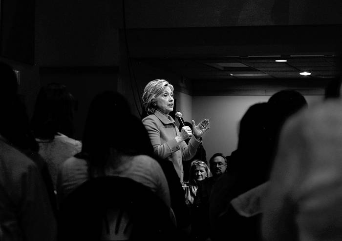 Hillary Clinton, candidata presidencial demócrata, durante un acto electoral en Keene, New Hampshire, Estados Unidos. Foto: Cj Gunther, Efe