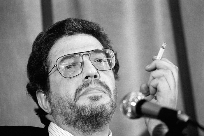 Ettore Scola en el festival de cine de Cannes, el 15 de mayo de 1982. Foto: Ralph Gatti, Afp