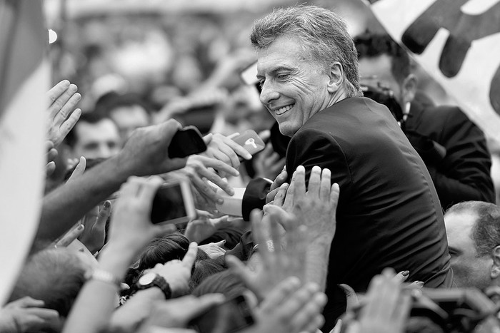 Mauricio Macri, a la salida del Congreso argentino, en Buenos Aires. Foto: Juan Mabromata, Afp (archivo, marzo 2016)