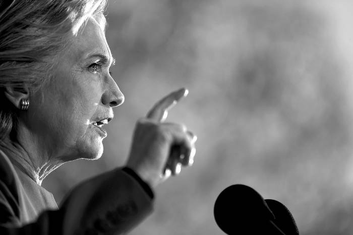 Hillary Clinton, ayer, en Pittsburgh, Pennsylvania. Foto: Justin Sullivan, AFP