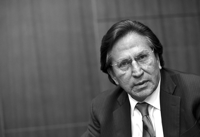 Alejandro Toledo, ex presidente peruano, el 17 de junio de 2016, en el Centro de Estudios Estratégicos e Internacionales, en Washington. Foto: Mandel Ngan, AFP