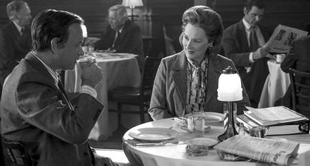 Tom Hanks y Meryl Streep en The Post. Tom Hanks y Meryl Streep en The Post.