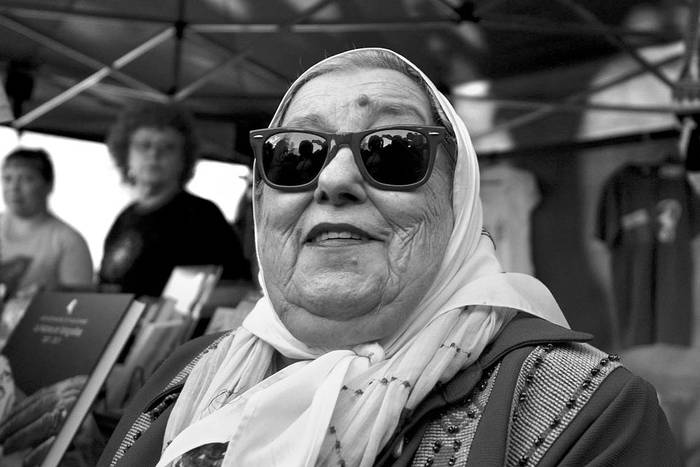 Hebe de Bonafini, presidenta de Madres de Plaza de Mayo. Foto: Juan Mabromata, AFP (archivo, mayo de 2017)