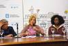Lilián Celiberti, María José Olivera y Fernanda Olivar, en el cierre del debate de jornadas feministas. Lilián Celiberti, María José Olivera y Fernanda Olivar, en el cierre del debate de jornadas feministas.