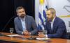 Martín Rodríguez y Diego Olivera, en la presentación de la Encuesta Nacional de consumo de drogas en estudiantes de enseñanza media. · Foto: Álvaro Salas, Presidencia Martín Rodríguez y Diego Olivera, en la presentación de la Encuesta Nacional de consumo de drogas en estudiantes de enseñanza media. · Foto: Álvaro Salas, Presidencia