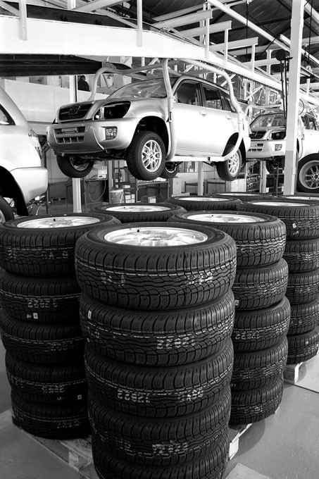 Planta de ensamblado automotor Chery-Socma.  · Foto: Fernando Morán