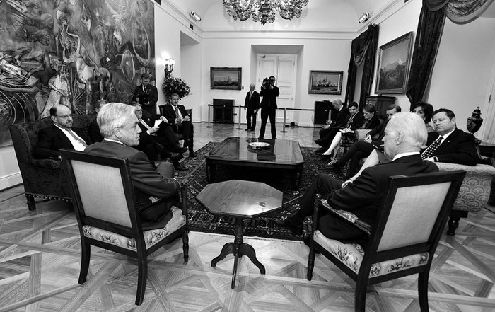 Sebastián Piñera, Presidente de Chile en audiencia con el Vicepresidente de los Estados Unidos de Norteamérica, Joseph Biden. / Foto: José Manuel de la Maza, Presidencia de Chile