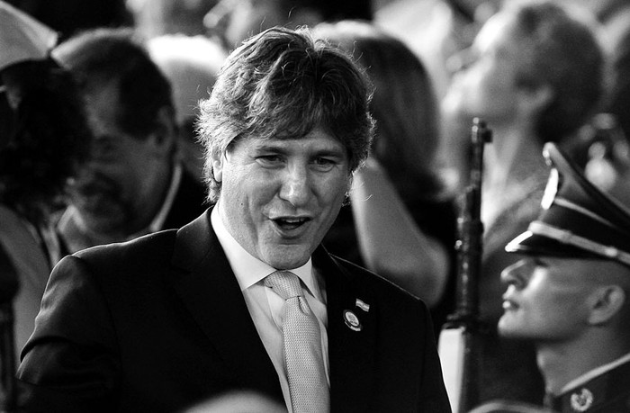 Amado Boudou, vicepresidente argentino, en la ceremonia de investidura del nuevo presidente salvadoreño, Salvador Sánchez Cerén, ayer, en el Centro Internacional de Ferias y Convenciones, en San Salvador. / Foto: Roberto Escobar, Efe