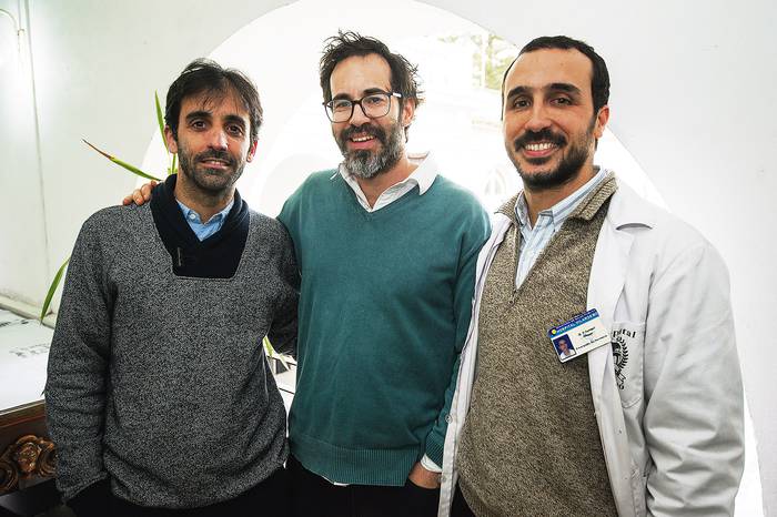 Mauricio Mato, Mauricio Toledo e Ismael Olmos.  · Foto: Federico Gutiérrez