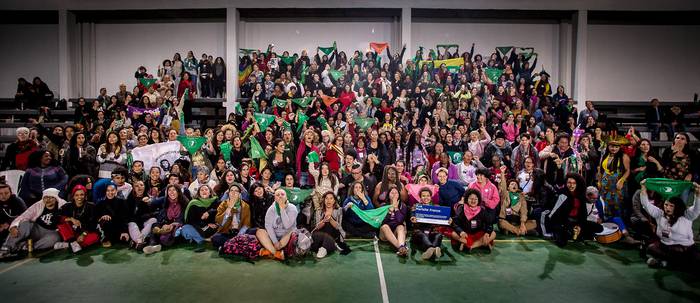 Cuarto Encuentro Latinoamericano de Feminismos, el 7 de diciembre en La Plata, Argentina. · Foto: Cobertura colaborativa ELLA 2018