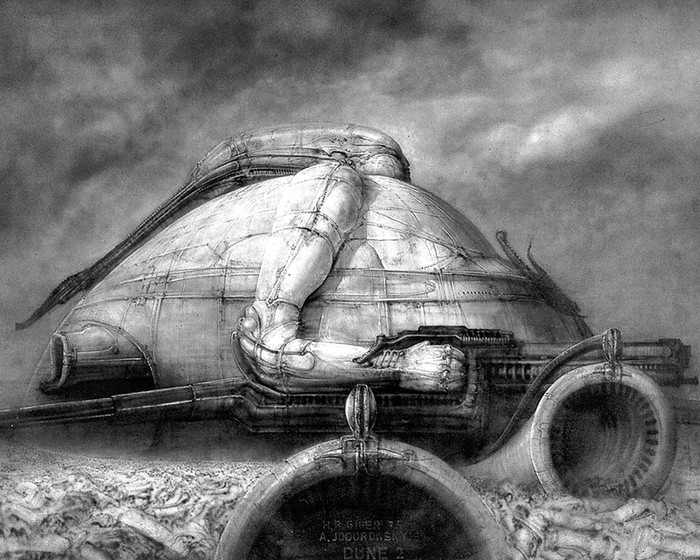 El palacio Harkonnen segun HR Giger