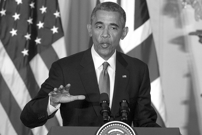 Barack Obama durante la rueda de prensa en el Despacho Oval de la Casa Blanca, el 16 de enero en Washington, Estados Unidos.
Foto: Michael Reynolds, Efe