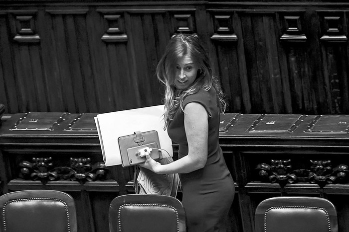 Maria Elena Boschi, ministra italiana para las Reformas, durante la votación de la reforma electoral, en la cámara baja, el lunes, en Roma (Italia). Foto: Angelo Carconi, Efe