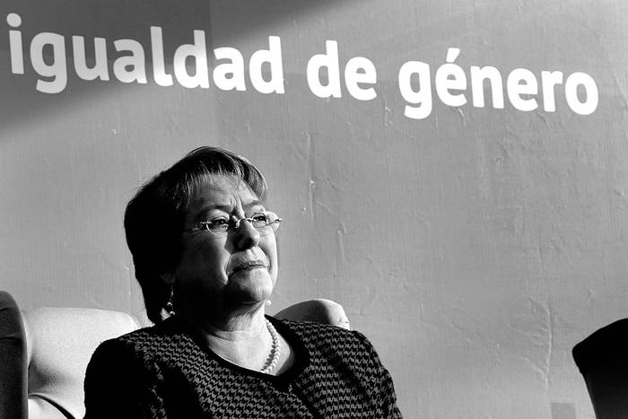 Michelle Bachelet, presidenta de Chile, el 1 de julio, en Santiago. Foto: Juan Carlos Cárdenas, efe