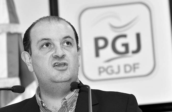 Rodolfo Ríos Garza, fiscal del Distrito Federal, durante una rueda de prensa, el domingo en ciudad de México. Foto: EFE, s/d de autor