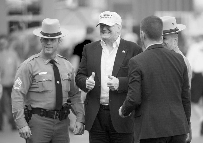 Donald Trump, candidato presidencial republicano, el domingo en Hagerstown, Maryland. / Foto: Molly Riley, AFP