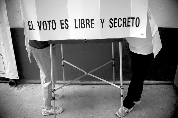 Elección de gobernadores, el domingo, en Ciudad de México. Foto: Yuri Cortez, Afp